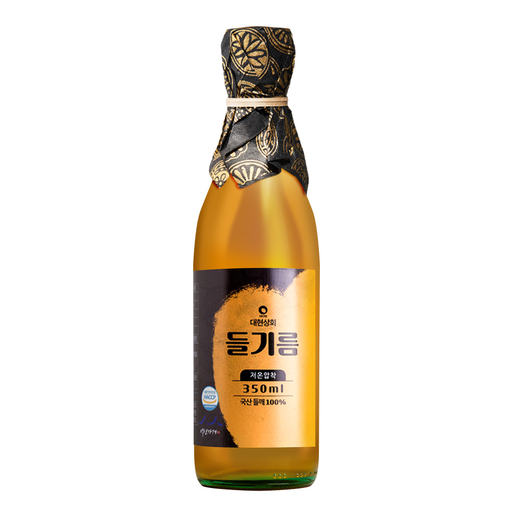 대현상회 저온압착 국산 참기름 들기름 생들기름 180ml/350ml