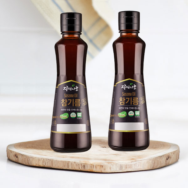  자연나눔 국내산 참기름(160ml)