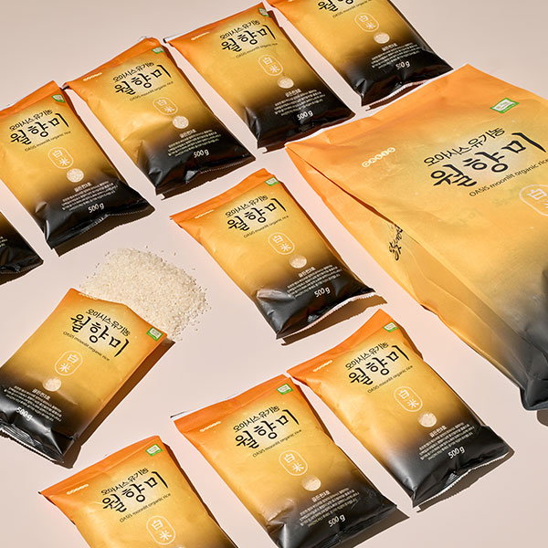 오아시스 유기농 월향미 골든퀸2호 소포장(500g x 10입) 대표이미지 섬네일