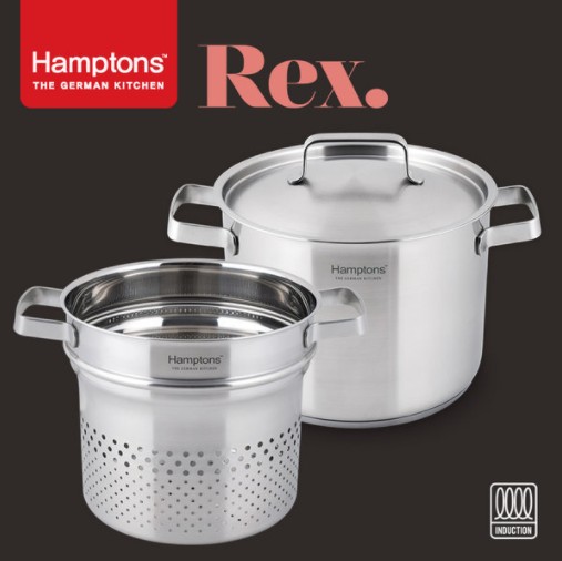 독일햄튼 REX 3중바닥 인덕션파스타냄비세트(20CM)(HREX-20PS)