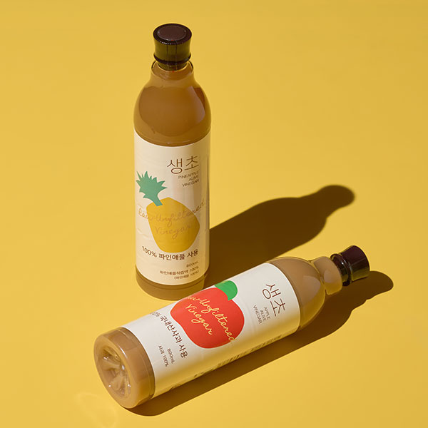 [디톡스] 파인애플/사과 자연 발효식초 (800ml)