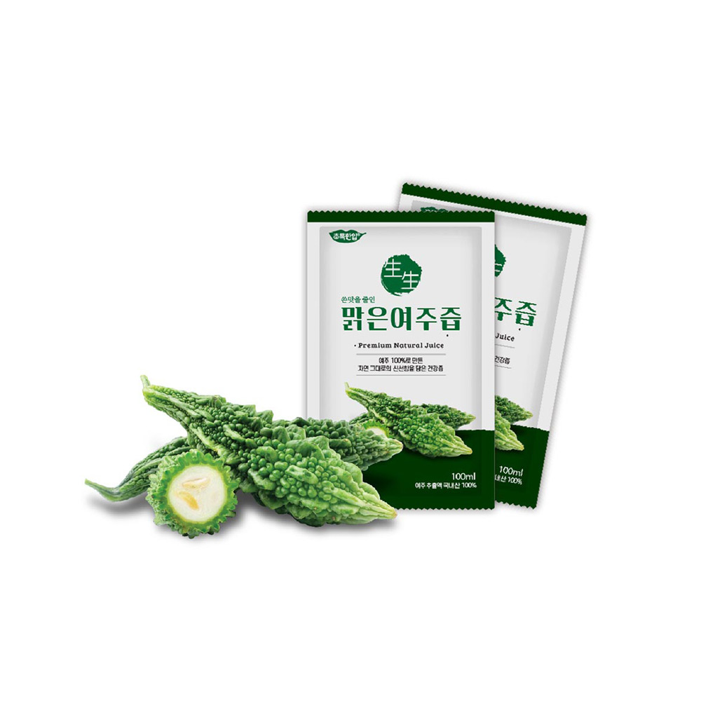 [초록한입]국내산 여주즙 100ml x 21포