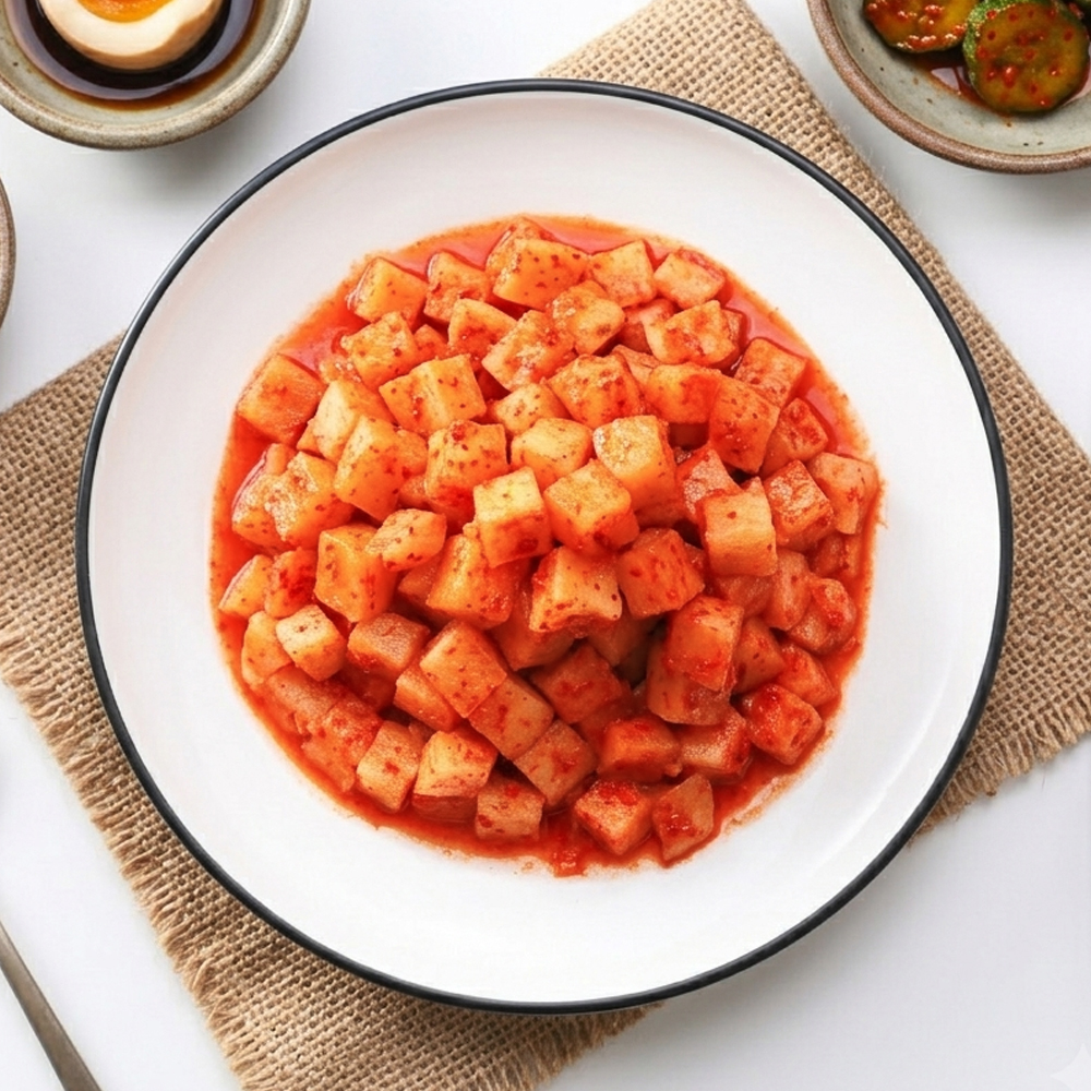 김치대통령 100%국내산 양념듬뿍 깍두기1kg~10kg