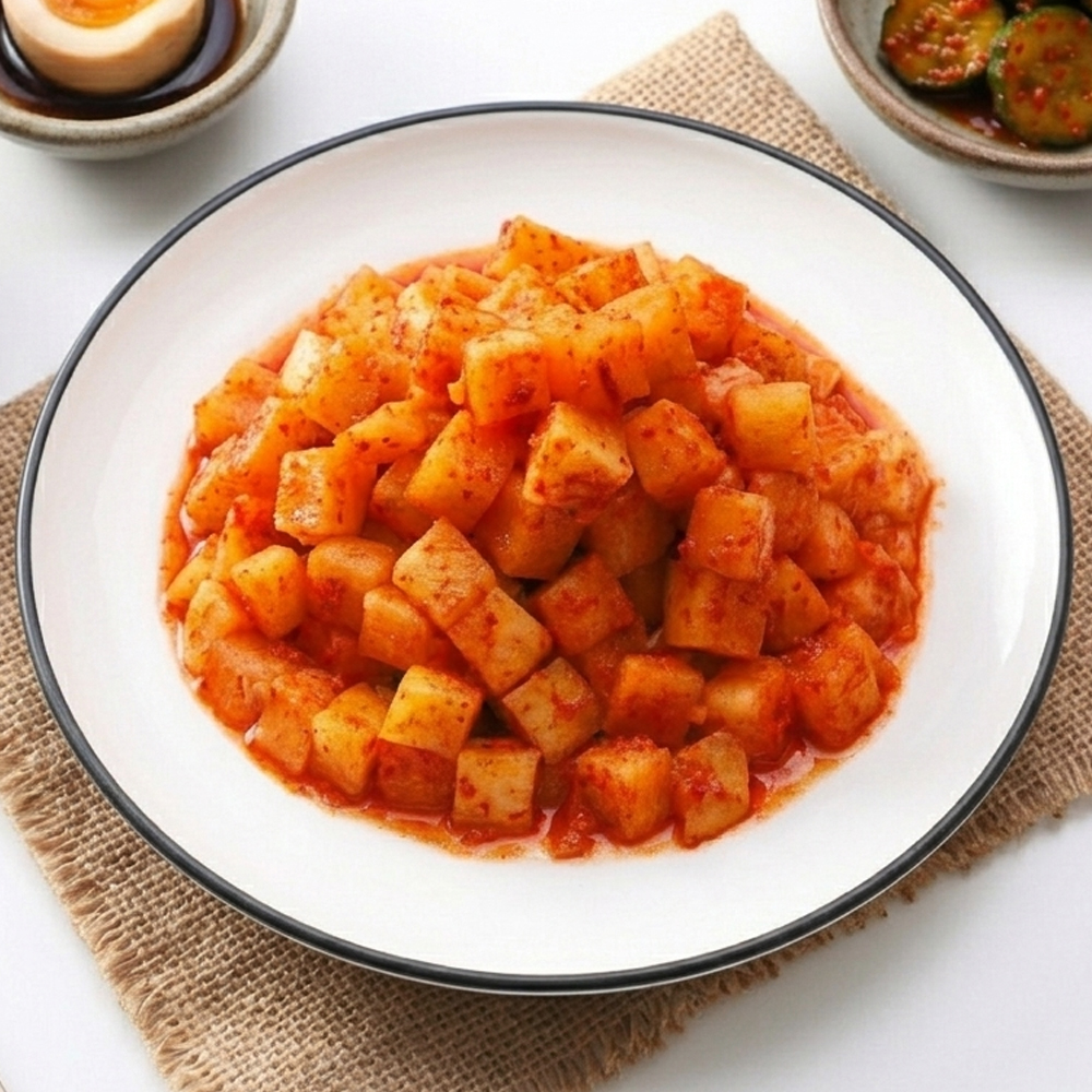 김치대통령 100%국내산 양념듬뿍 깍두기1kg~10kg