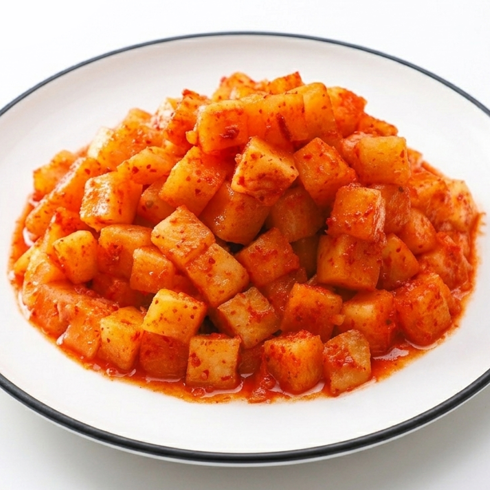 김치대통령 100%국내산 양념듬뿍 깍두기1kg~10kg