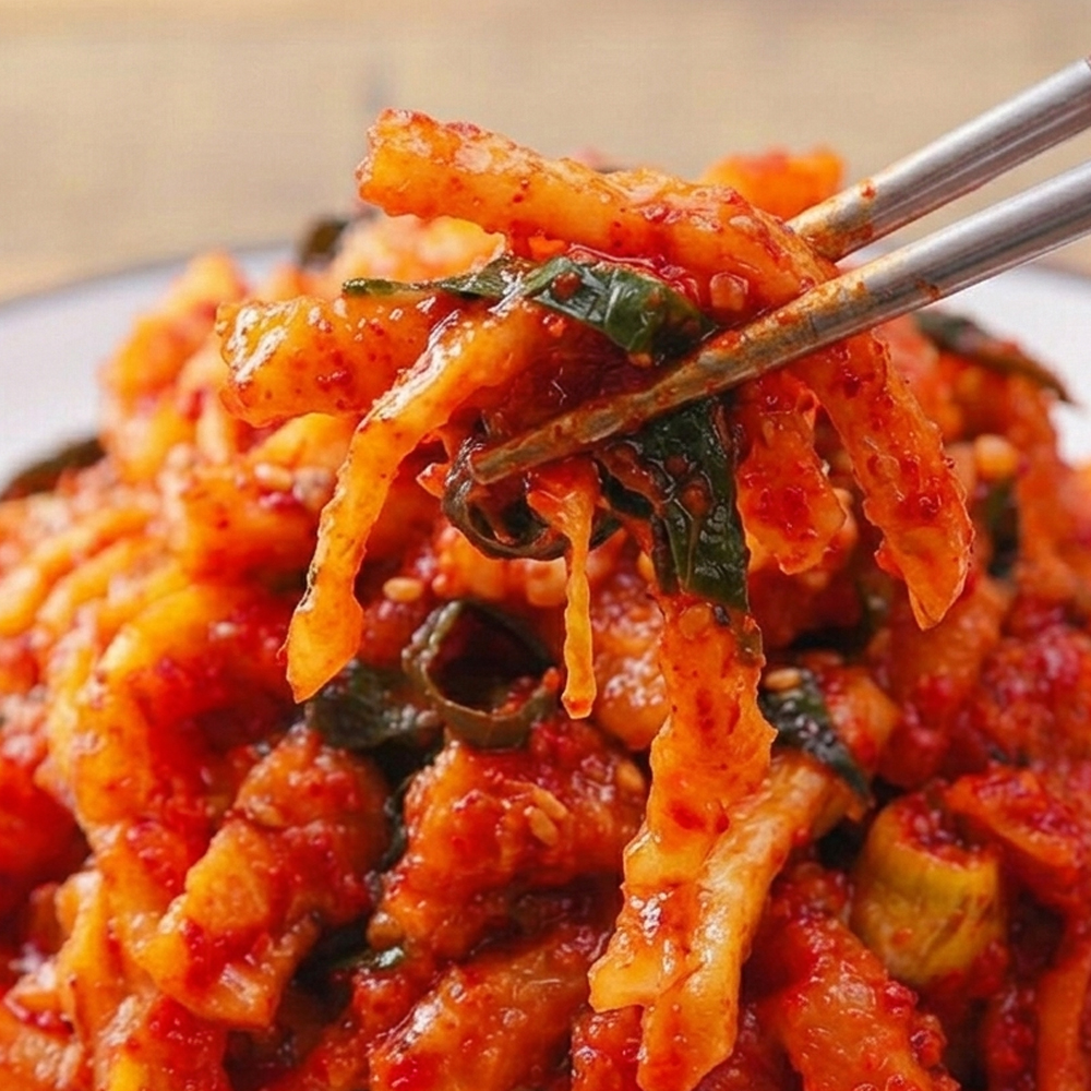 김치대통령 100%국내산 양념듬뿍 무말랭이무침400g,1kg