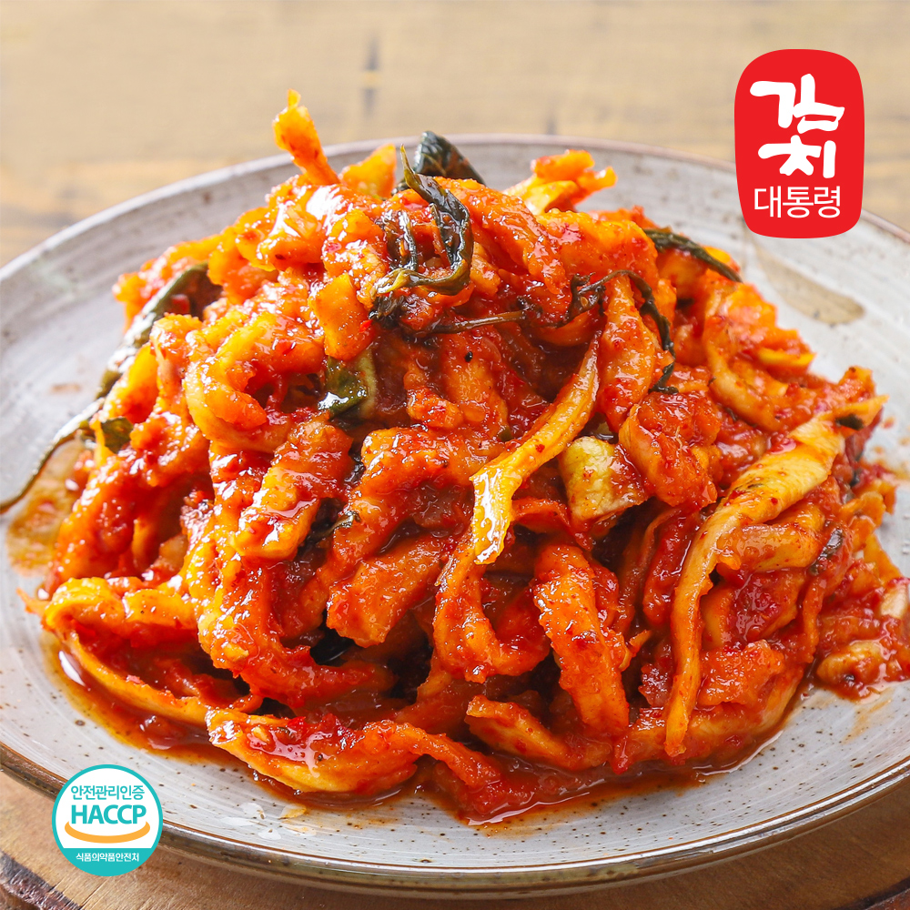 김치대통령 100%국내산 양념듬뿍 무말랭이무침400g,1kg