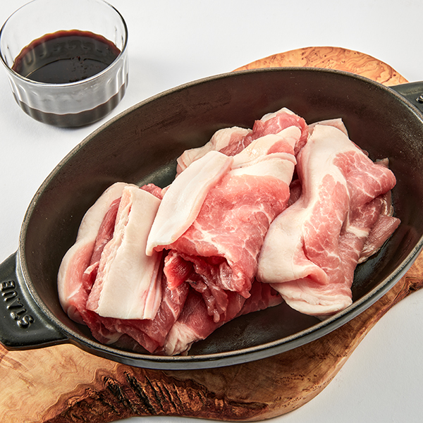 제주 흑돼지 뒷다리살(불고기용, 500g)