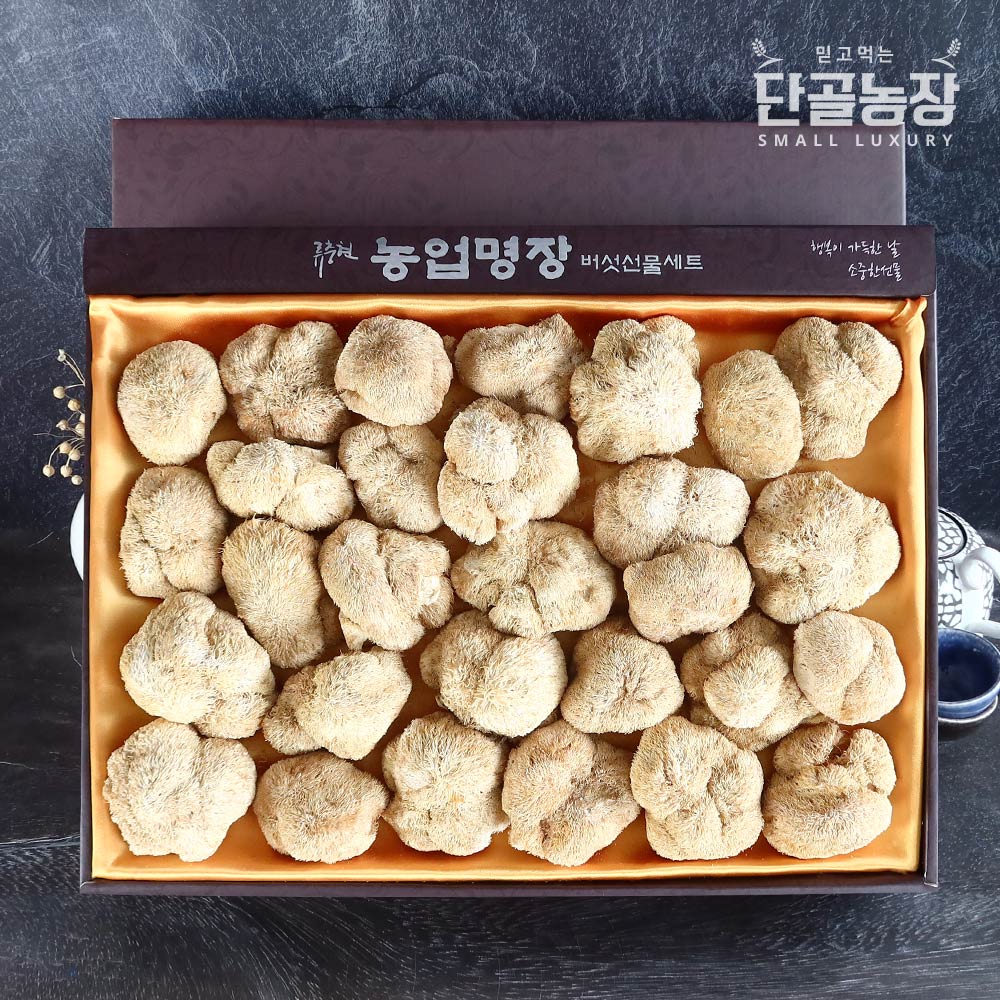 류충현버섯명장 노루궁뎅이버섯 선물세트 (200g~300g) 대표이미지 섬네일