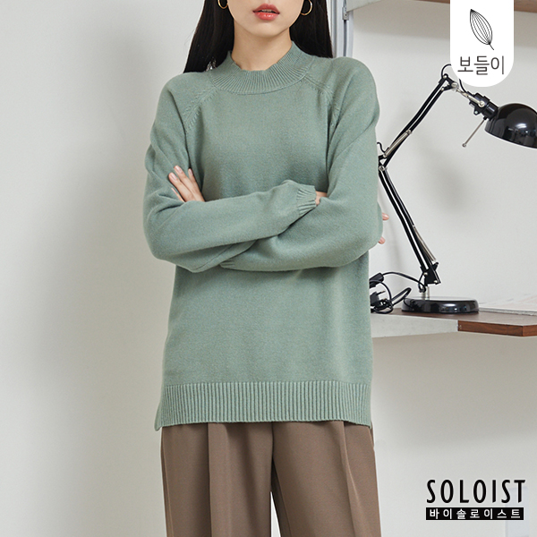 캐시라이크 루즈핏 레글런 니트 FAEK3A01