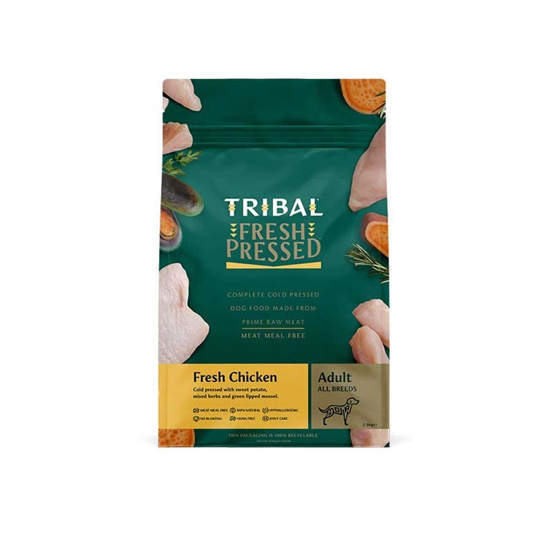[트라이벌] 프레쉬 프레스드 치킨 성견용 (일반키블) 2.5kg