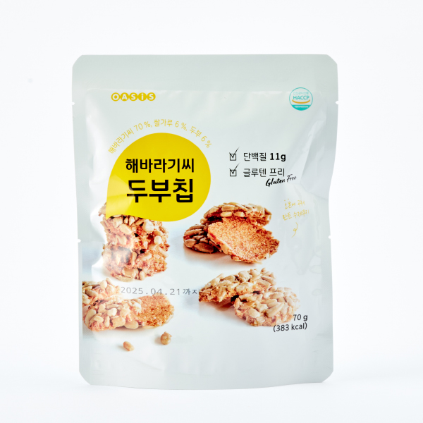 [1+1] 수제 해바라기씨 두부스낵(70g)