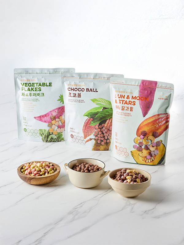 유기농 현미시리얼 3종 240G [초코/해달별/채소]