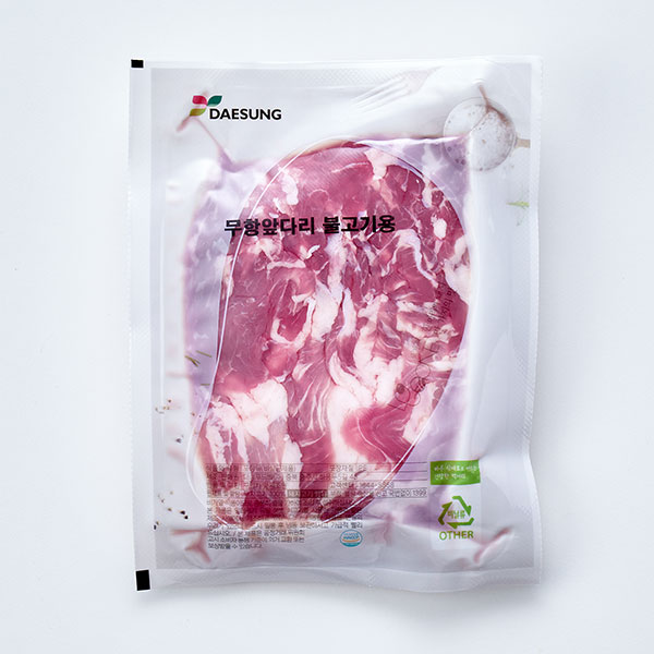 무항생제 숙성한돈 앞다리살(불고기용/500g)ㅣ로가원