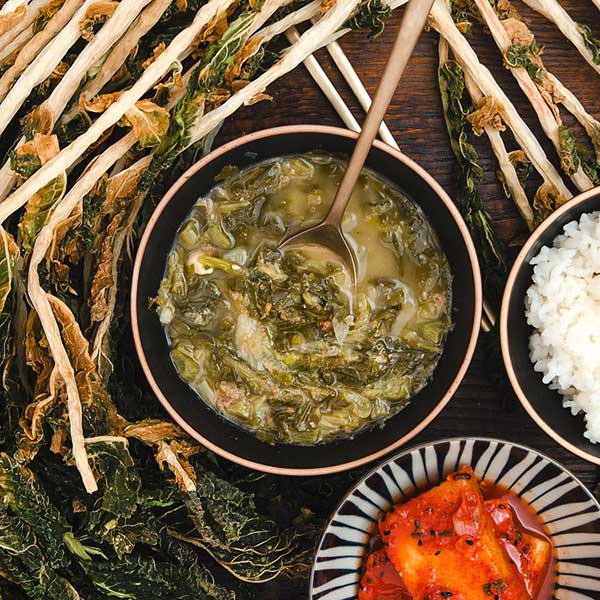 양구 펀치볼 시래기 자연 건조 시래기 1kg 삶은 시래기 200g 5봉