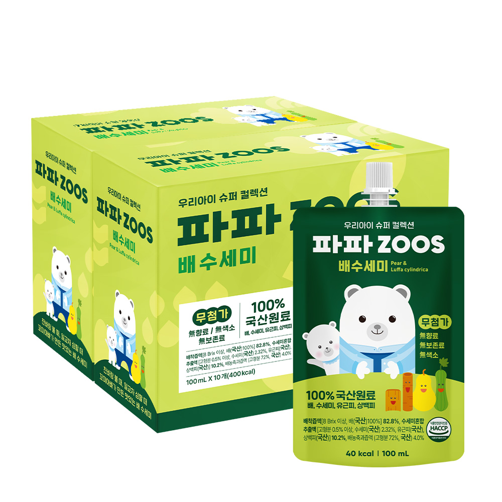 아빠의 마음을 담은 파파주스 배수세미 100ml 20 개입