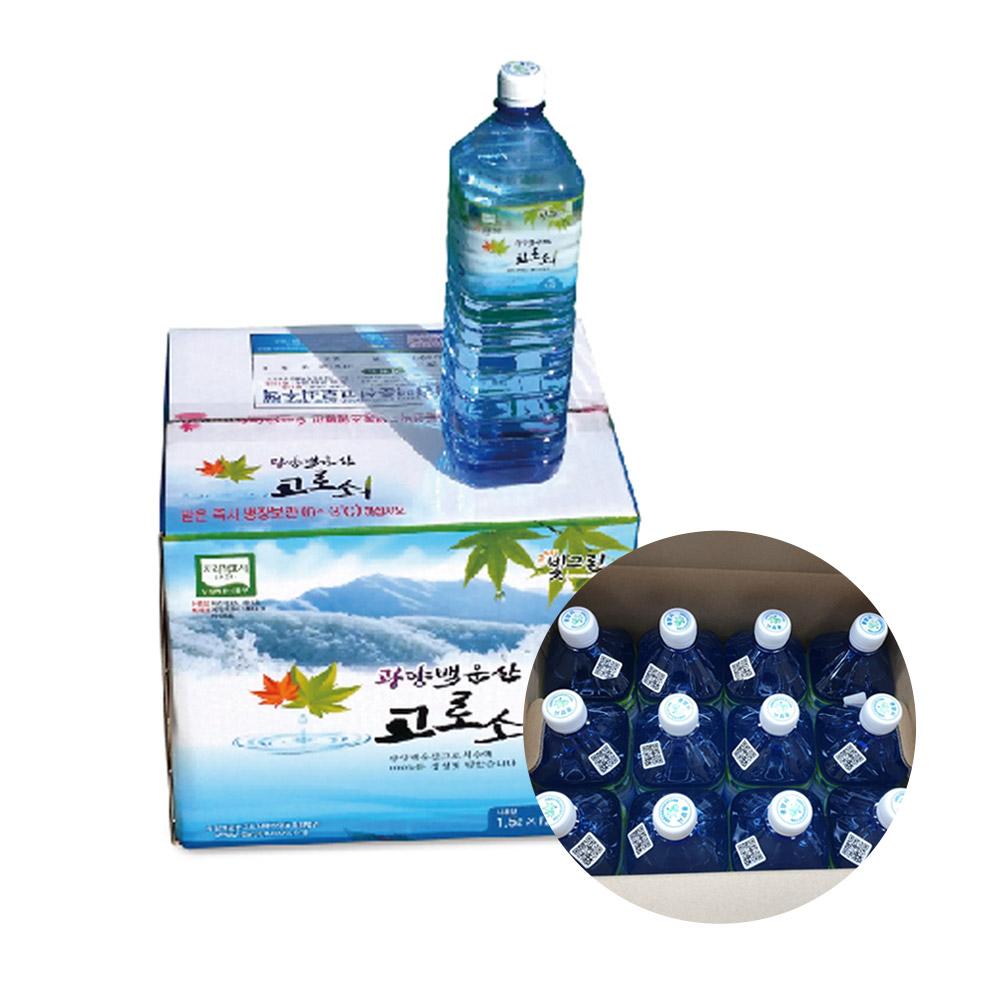 광양 백운산 고로쇠 1.5L(6병, 12병) /옵션선택/