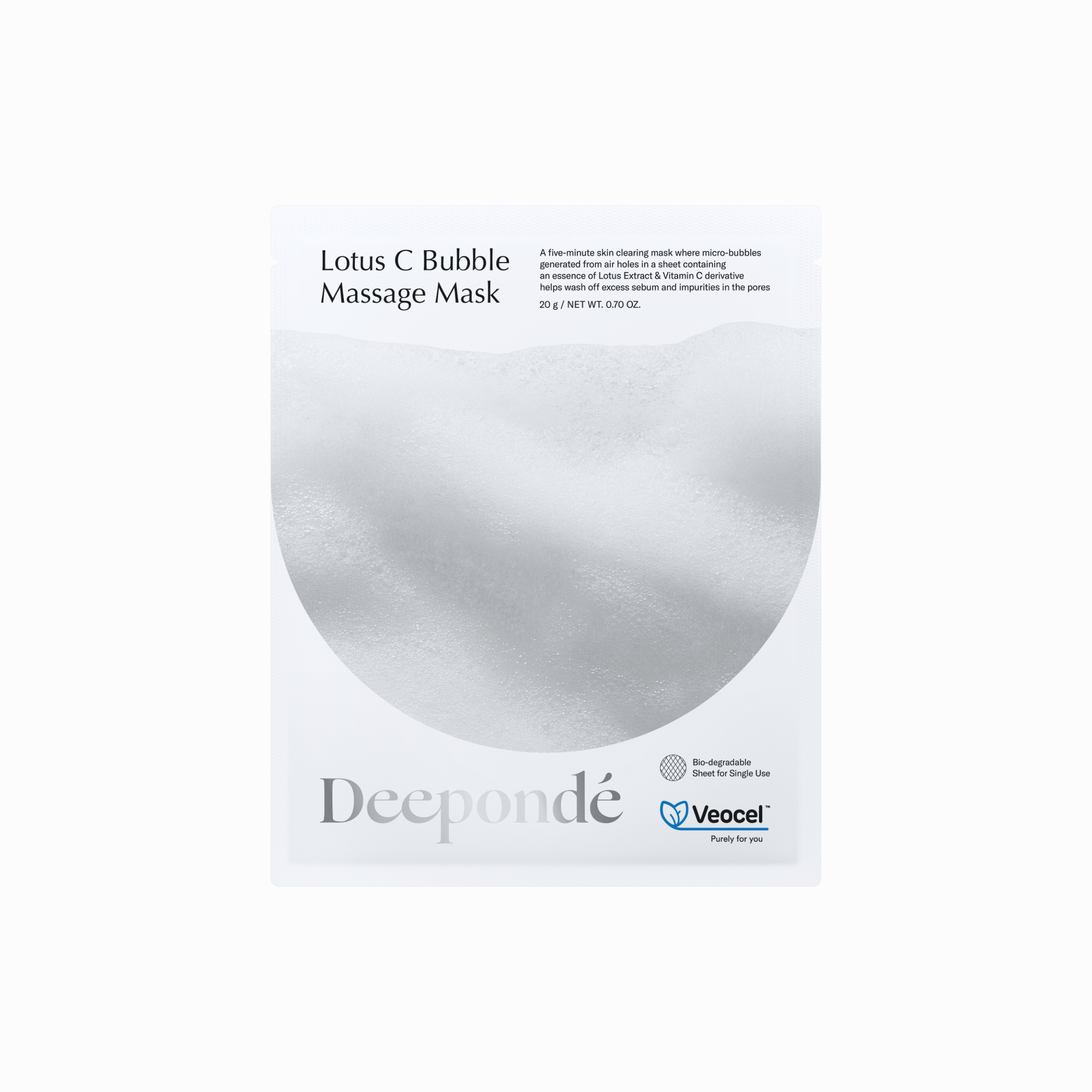 디폰데 Deeponde 로터스 씨버블 마스크 20ml * 5ea