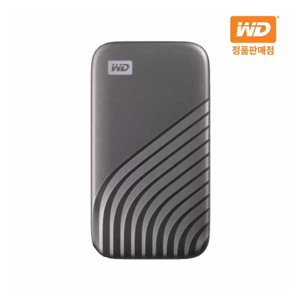 WD My Passport™ SSD 4TB Gray color