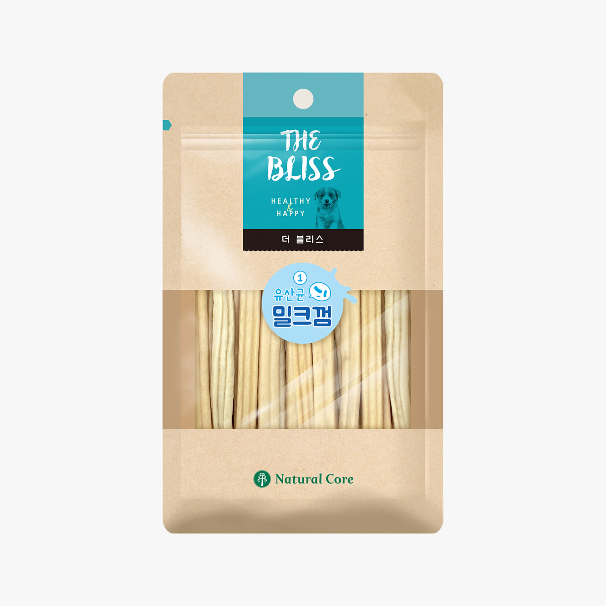 [네츄럴코어] 더블리스 유산균 밀크껌 55g