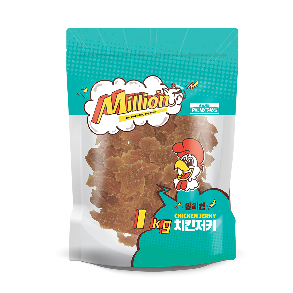 파미데이즈 밀리언 치킨 1kg 강아지 대용량 육포간식