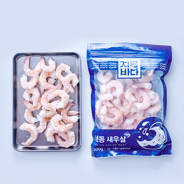 자숙 흰다리새우살(대, 300g, 냉동)