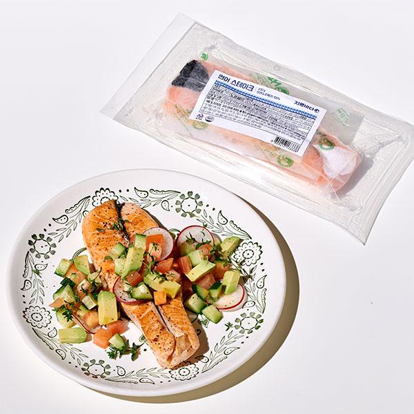 버터플라이 연어스테이크(200g, 냉동)