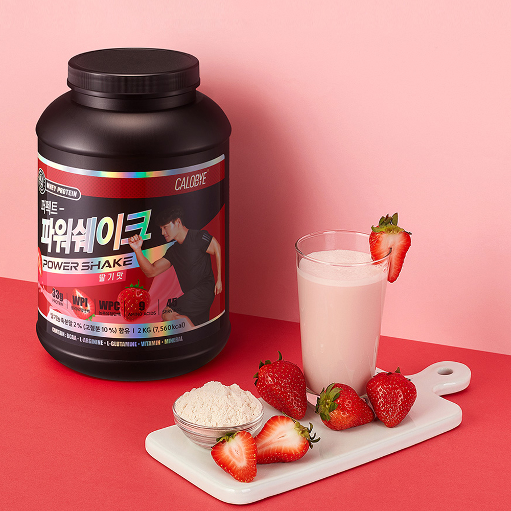 칼로바이 파워쉐이크 대용량 딸기맛 2kg	