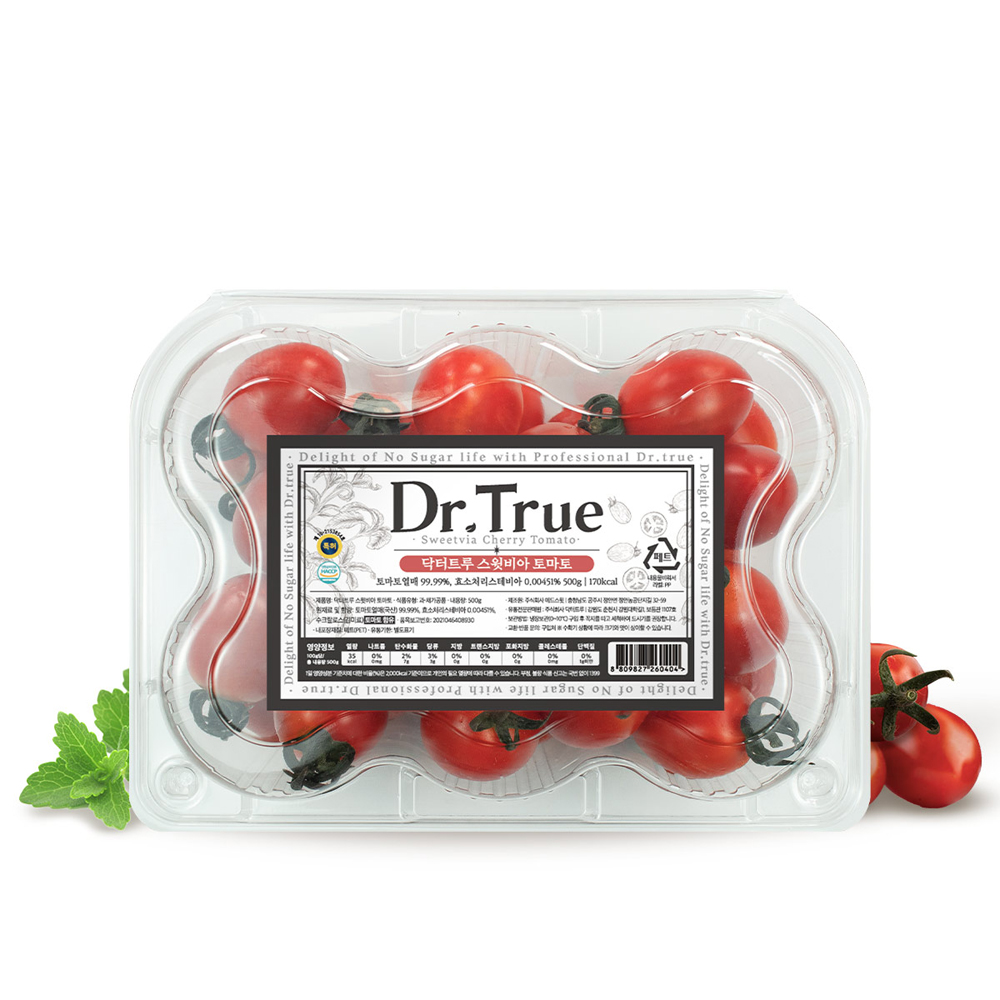 닥터트루 국내산 A급 스키니 스테비아 방울 토마토 대추방울토마토 500g+500g