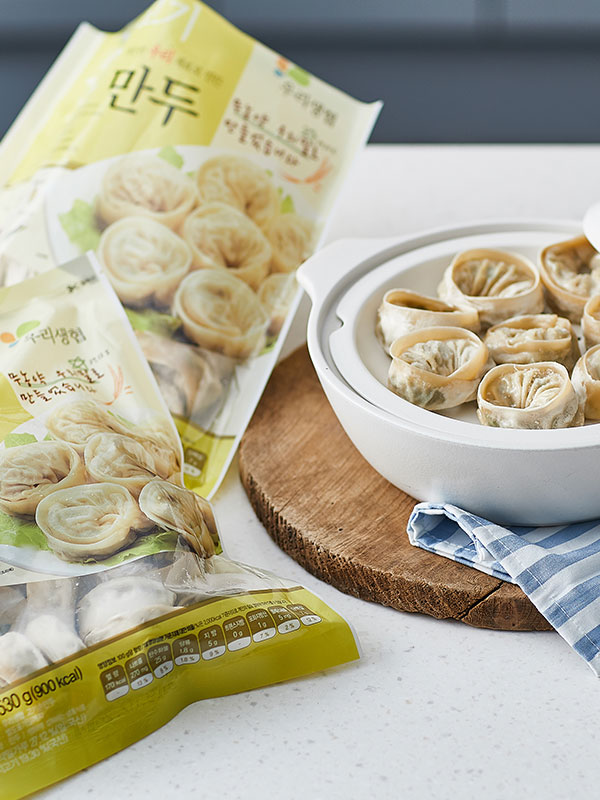 [반값특가/봉당3,950원] 우리밀 고기 손만두