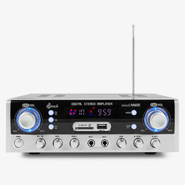 [미라클엠] 2채널 디지털 HIFI 미니 엠프 스피커 M600