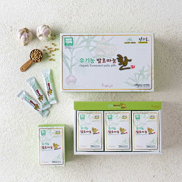 유기농 발효마늘환(스틱, 2g x 90입)