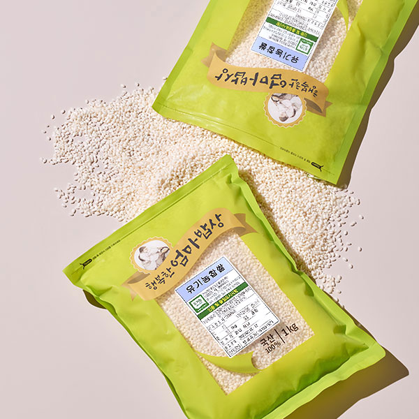 엄마밥상 유기농 찹쌀(1kg)