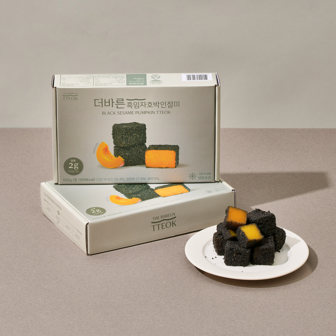 더바른 흑임자인절미 떡 600g