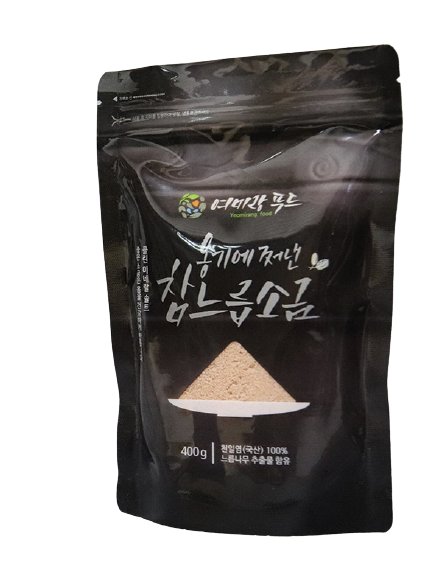 여미랑 옹기에 쩌낸 참느릅소금 135g/400g