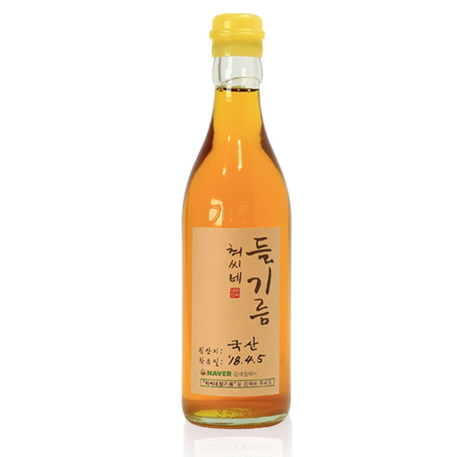 최씨네참기름-국산들기름(당일 착유/350ml)