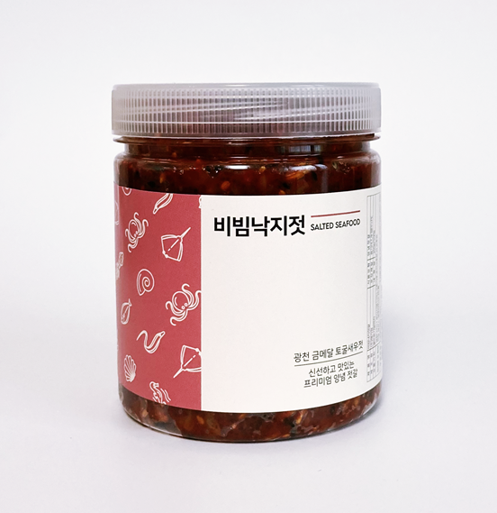 [광천금메달토굴새우젓] 비빔낙지젓(300g/500g)