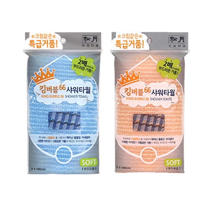 송월 킹버블 샤워타월 (10매) 대표이미지 섬네일