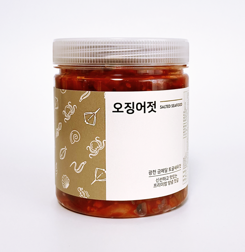 [광천금메달토굴새우젓] 오징어젓(300g/500g)