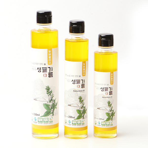 농부플러스 국산 냉압착 생들기름 저온착유 들기름 참기름 180ml 200ml