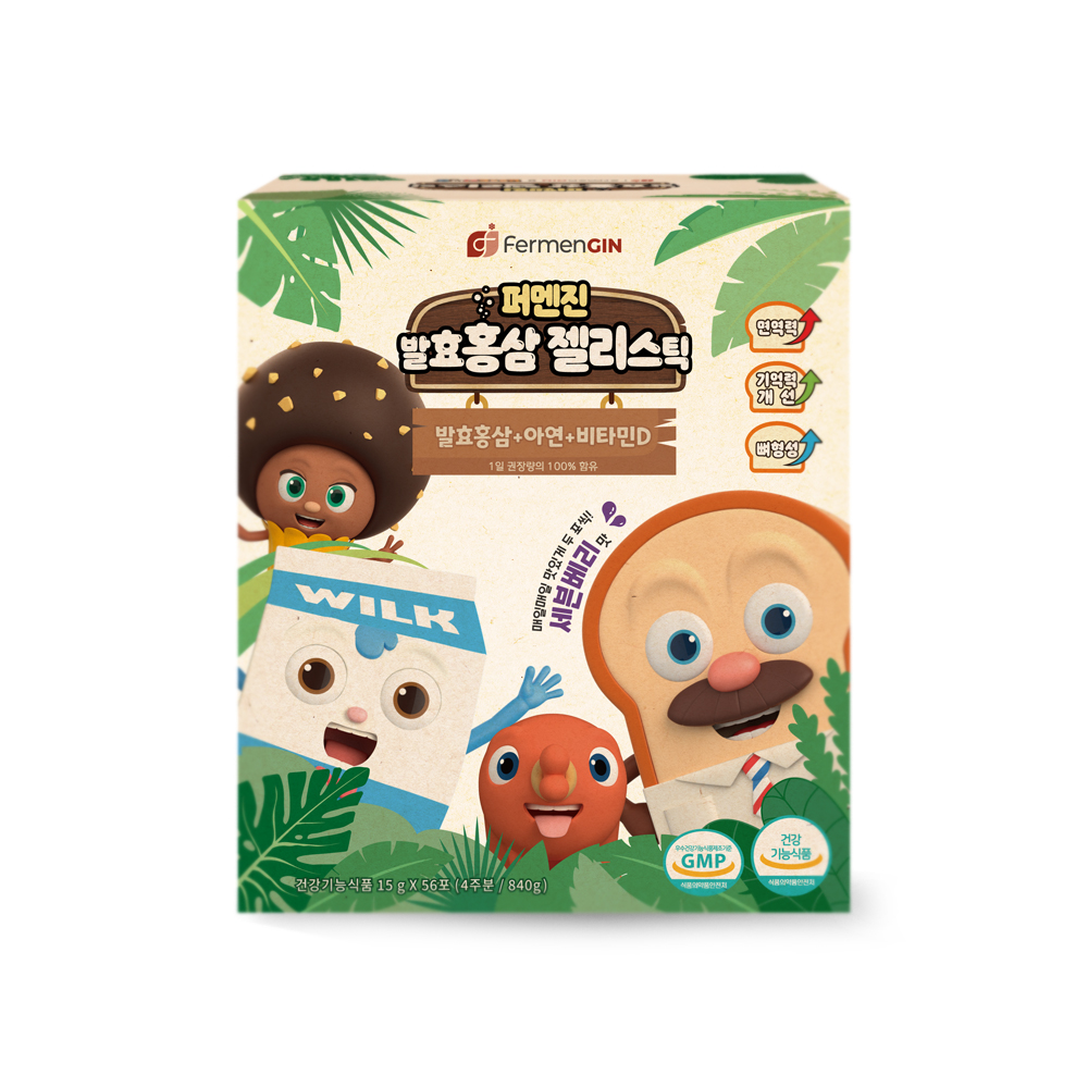 퍼멘진 발효홍삼 젤리스틱