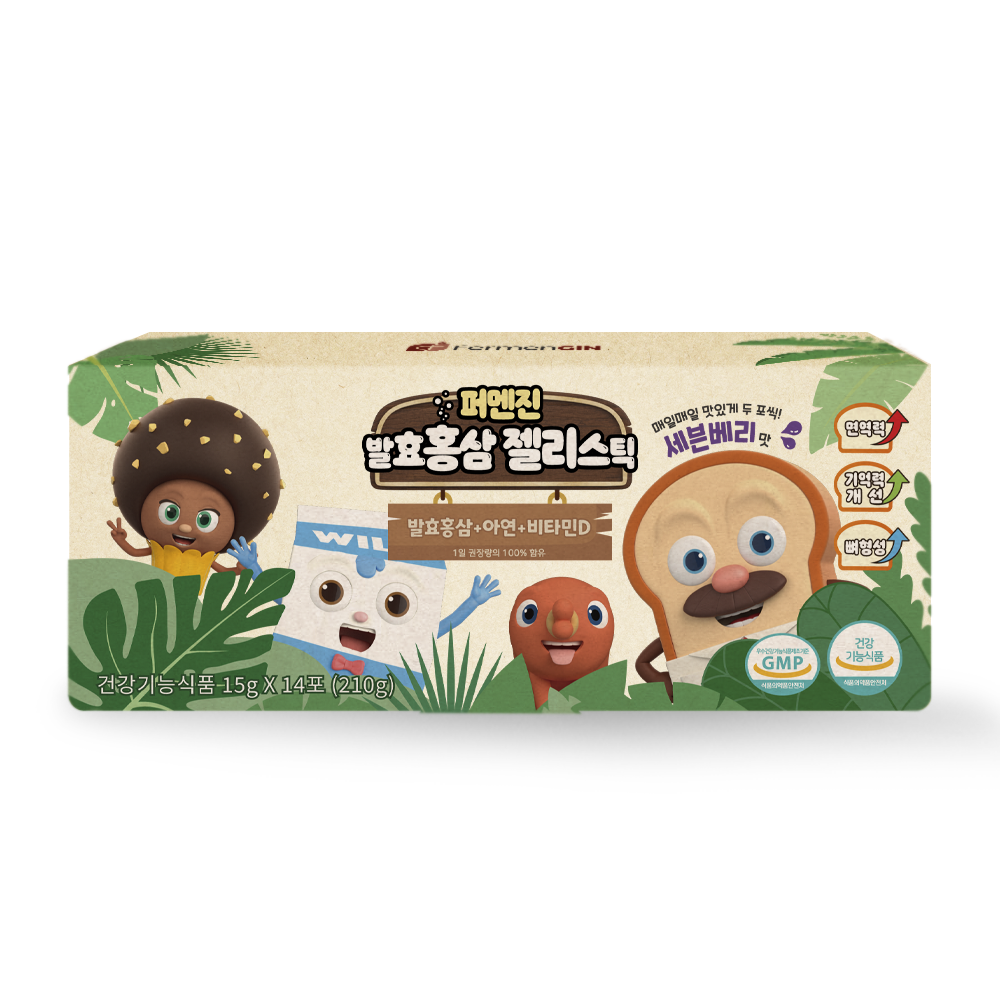 퍼멘진 발효홍삼 젤리스틱