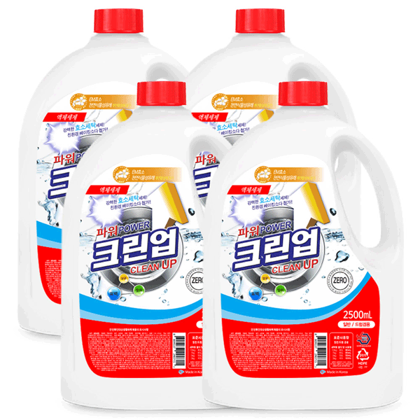 크린업 액체세제 2.5L*4개 / 세탁세제 세제 대표이미지 섬네일