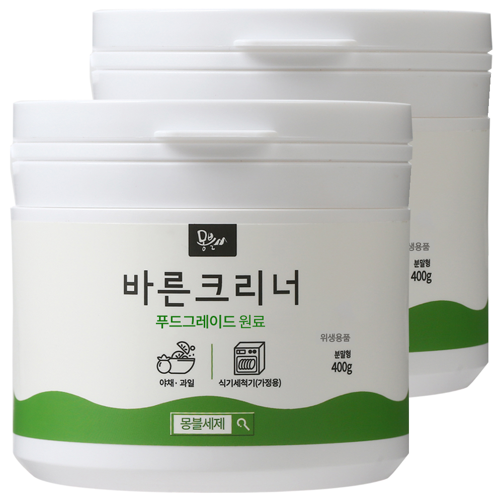 몽블 식기세척기세제 400g+400g 분말형