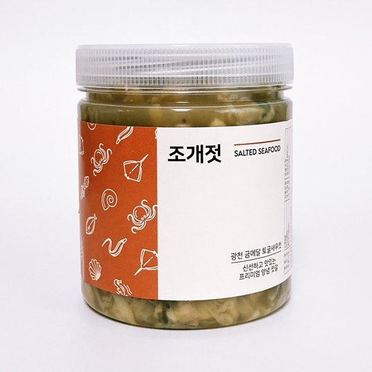 [광천금메달토굴새우젓] 조개젓(300g/500g)