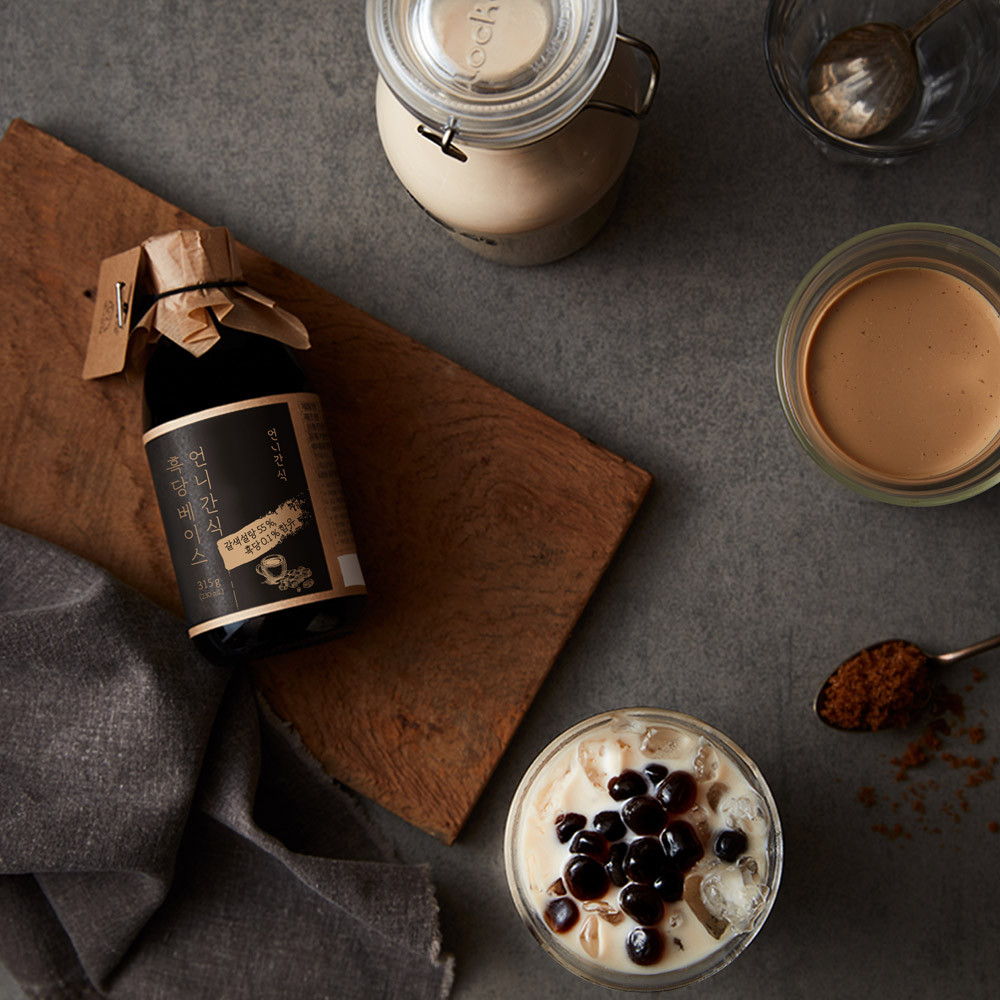 흑당 베이스 315g 대만 밀크티 흑설탕 버블티