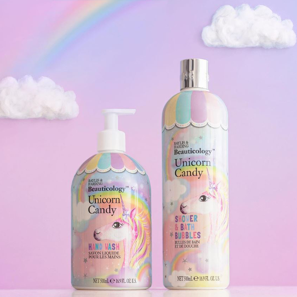 [베일리스앤하딩] 유니콘캔디 핸드&바디2종(핸드워시500ml+ 바디워시 500ml)