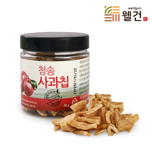 웰건 청송명월 청송사과칩