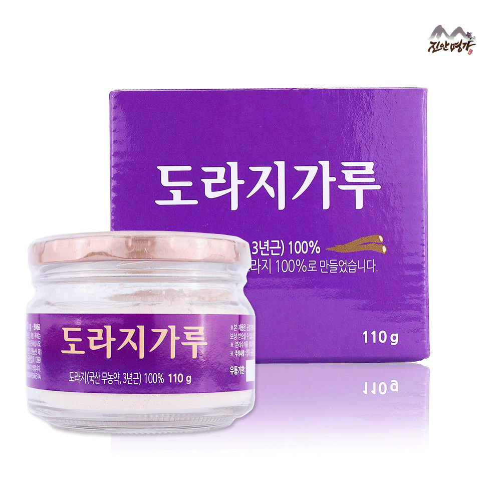 무농약 직접 재배 3년근 약도라지 국산 도라지가루 순도 100% 110g 대표이미지 섬네일