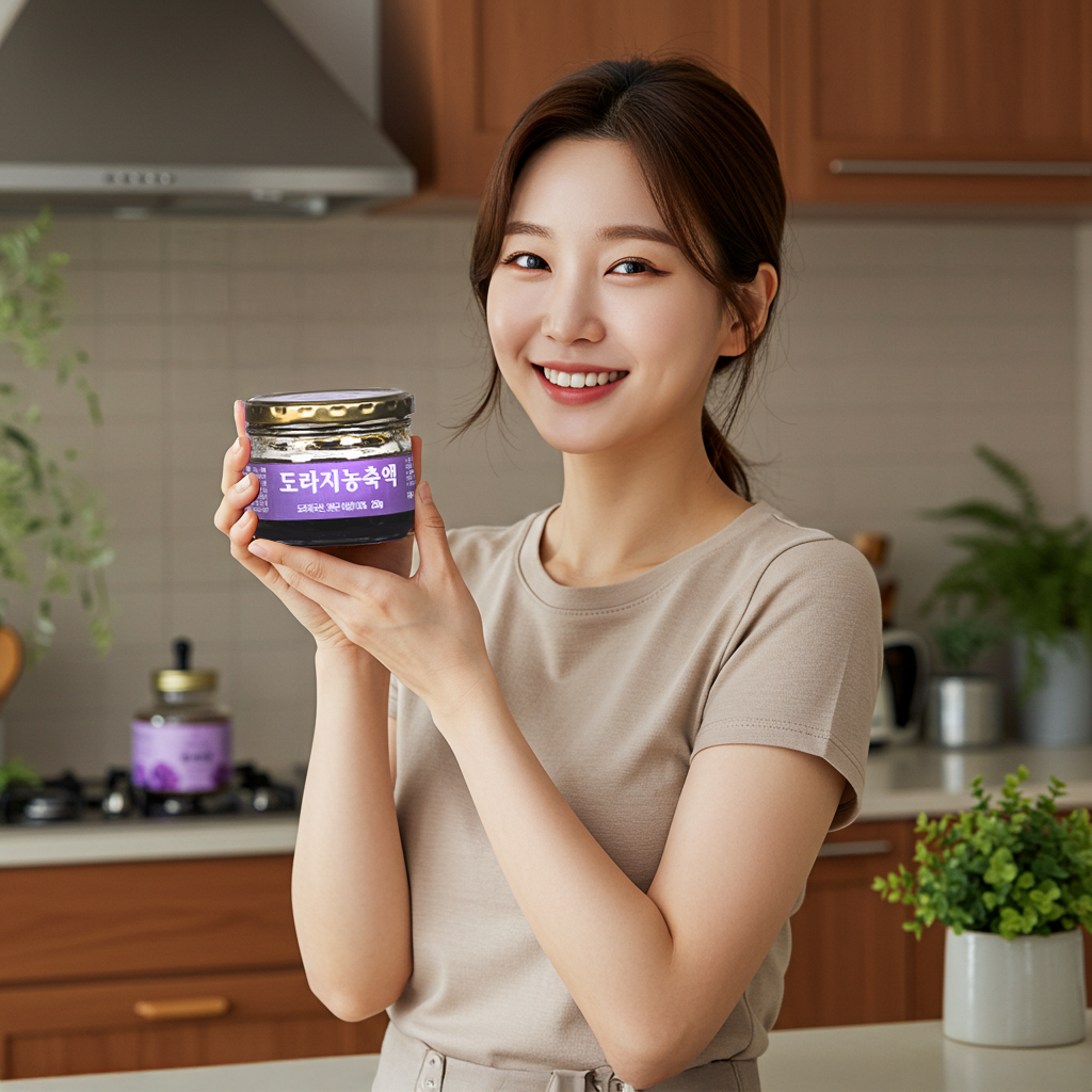 도라지농축액 3년근 이상 무농약 약도라지 통째로 넣어 추출한 100% 도라지진액 250g